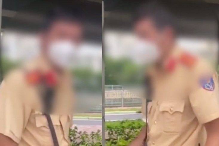 Xac minh clip CSGT lay nguoi vi pham 1 trieu dong o TP.HCM hinh anh