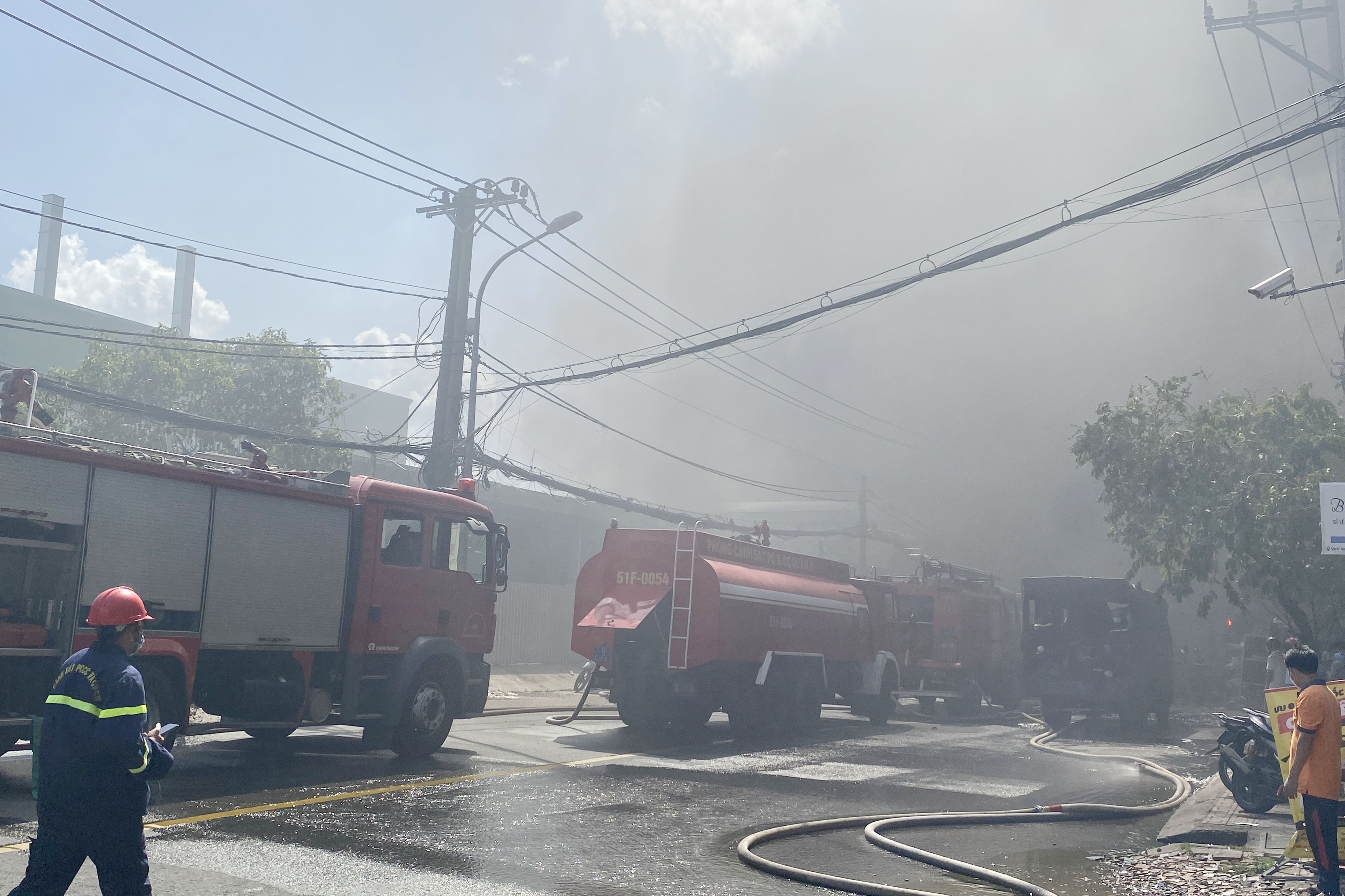 chay bai xe o Thu Duc anh 1