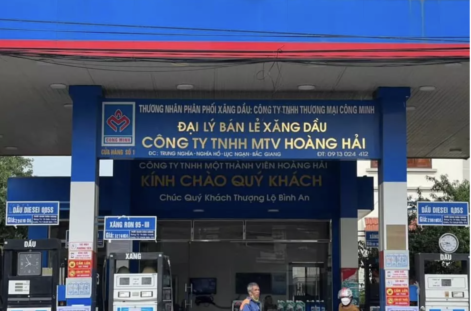 Khach do 500.000 dong tien xang o Bac Giang, hut ra chi duoc 9,5 lit hinh anh