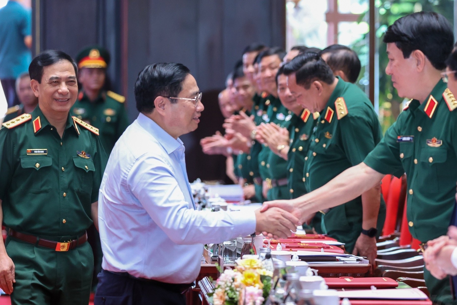 Thu tuong Pham Minh Chinh du Hoi nghi Quan chinh toan quan hinh anh