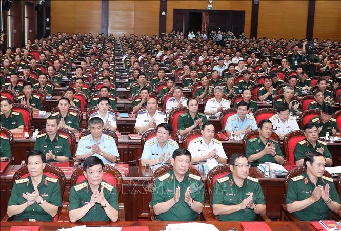 Thu tuong Pham Minh Chinh du Hoi nghi Quan chinh toan quan anh 6