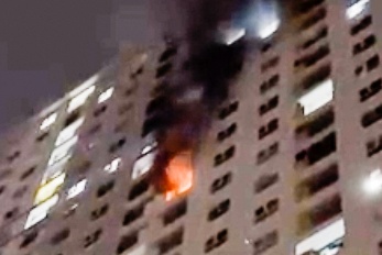 Vu chay o chung cu Diamond Riverside la do dan dot vang ma hinh anh