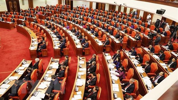 Ban Chap hanh Trung uong Dang thao luan 2 de an quan trong hinh anh