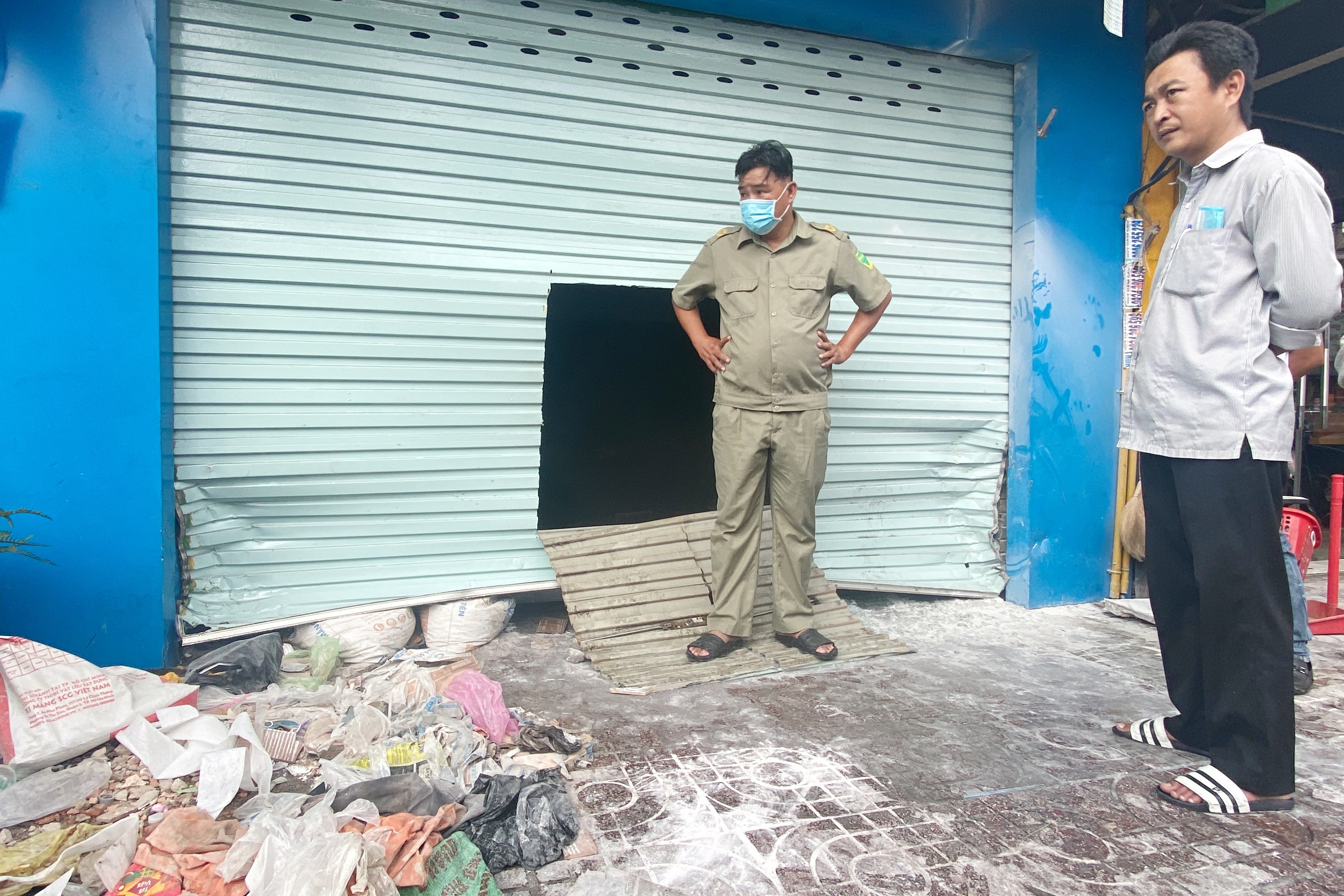 chay phong kham anh 1