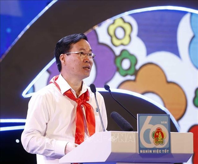 Chu tich nuoc du le ky niem 60 nam phong trao 'Nghin viec tot' hinh anh