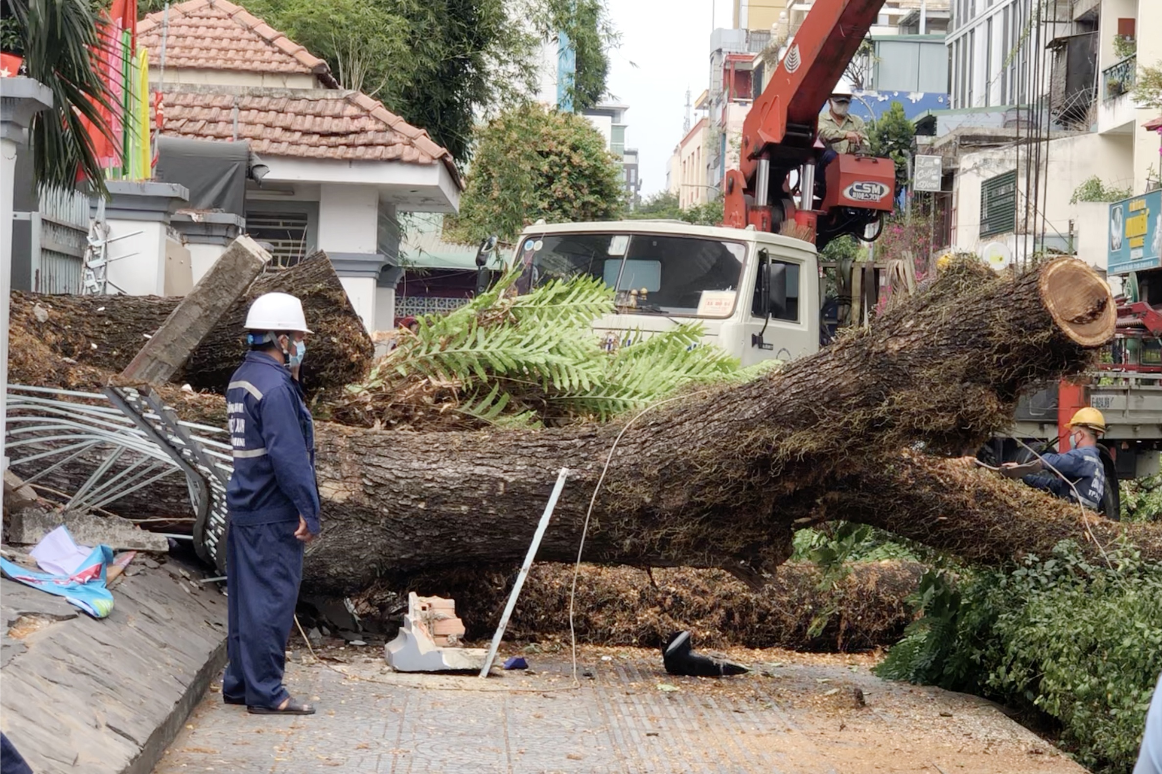 Nhan chung ke luc cay do de trung nhieu phu huynh o quan 1 hinh anh