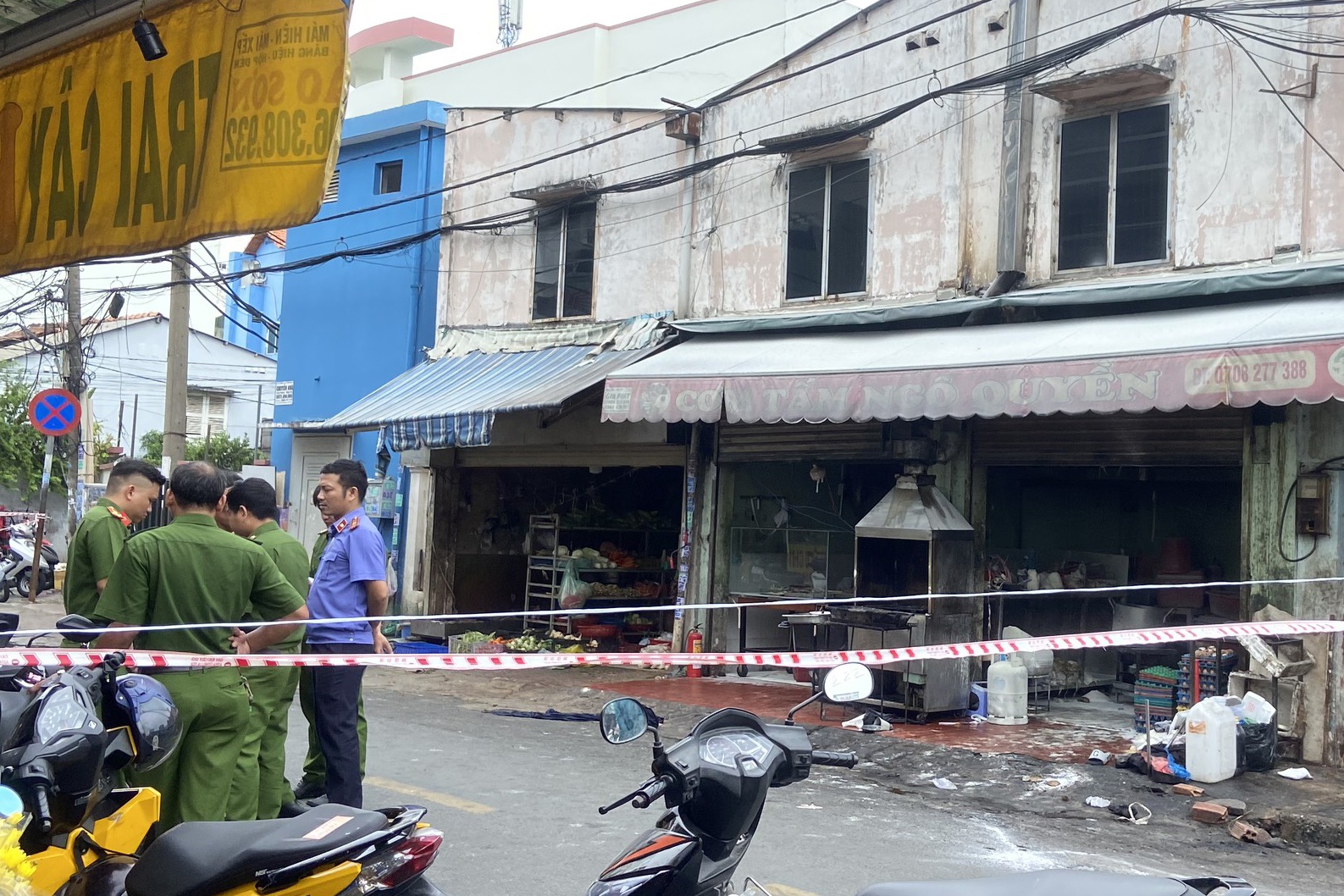 No tai quan com o TP.HCM, 2 nguoi nhap vien cap cuu hinh anh