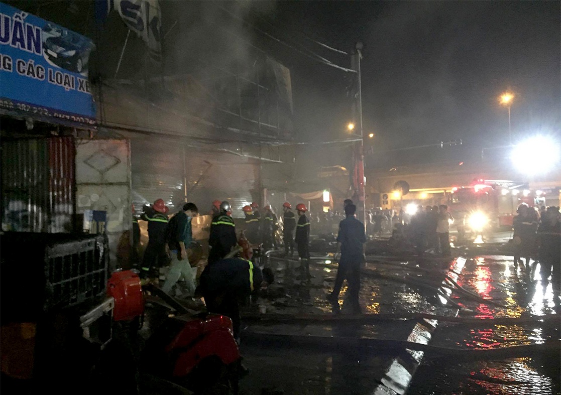 chay kho chua dieu hoa anh 1