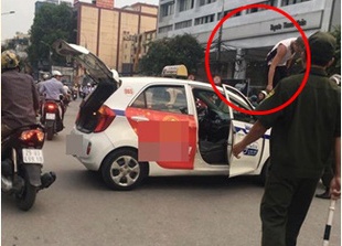 Tai xe leo len noc xe an va anh 1