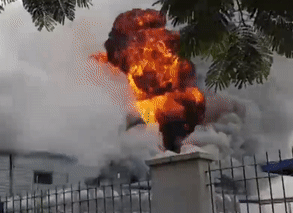 Chay xuong san xuat son o Bac Ninh hinh anh