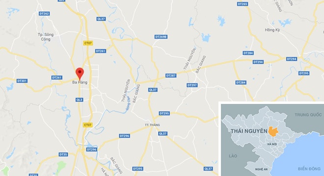 oto tong 4 nguoi chet o thai nguyen anh 2