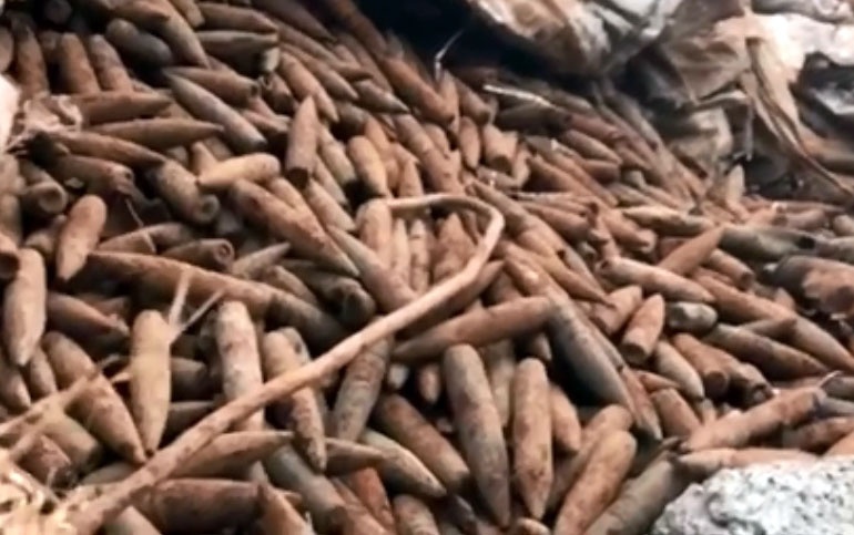 đầu đạn trong vườn nhà dân ảnh 2 dau dan trong vuon nha dan anh 2