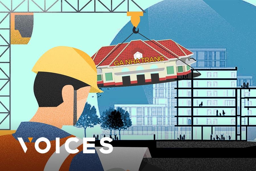 Di doi ga Nha Trang - lam loi nha dau tu, thiet hai cho so dong hinh anh