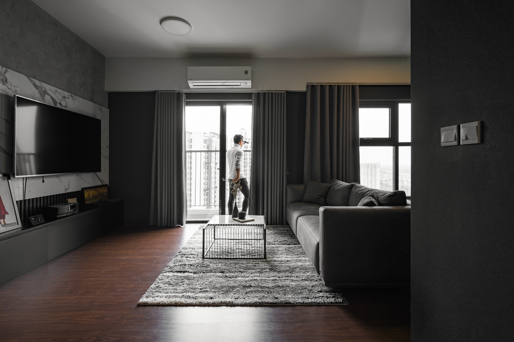 can ho den trang hien dai, anh 2