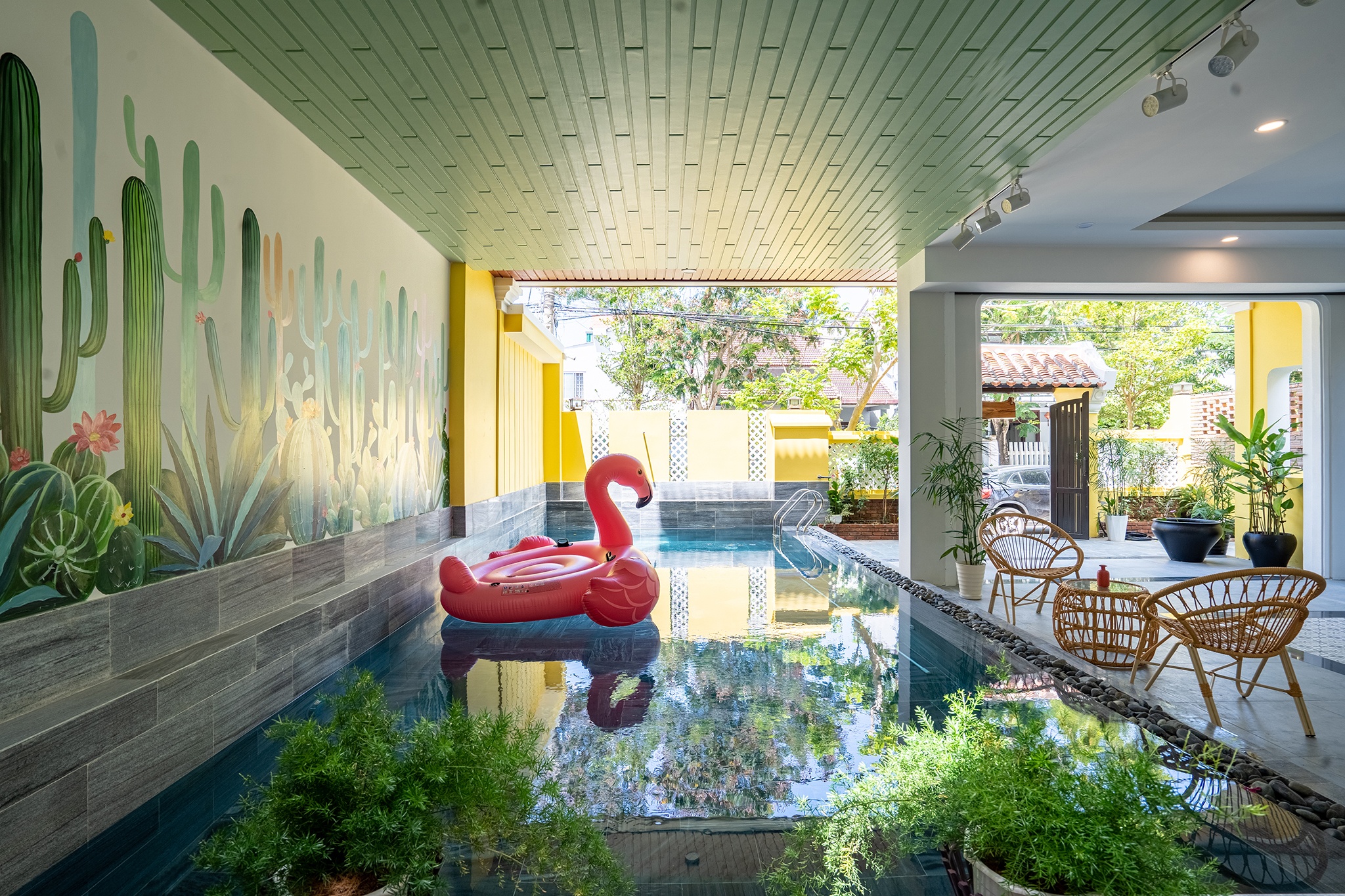 ngoi nha hoai co ket hop hien dai anh 4