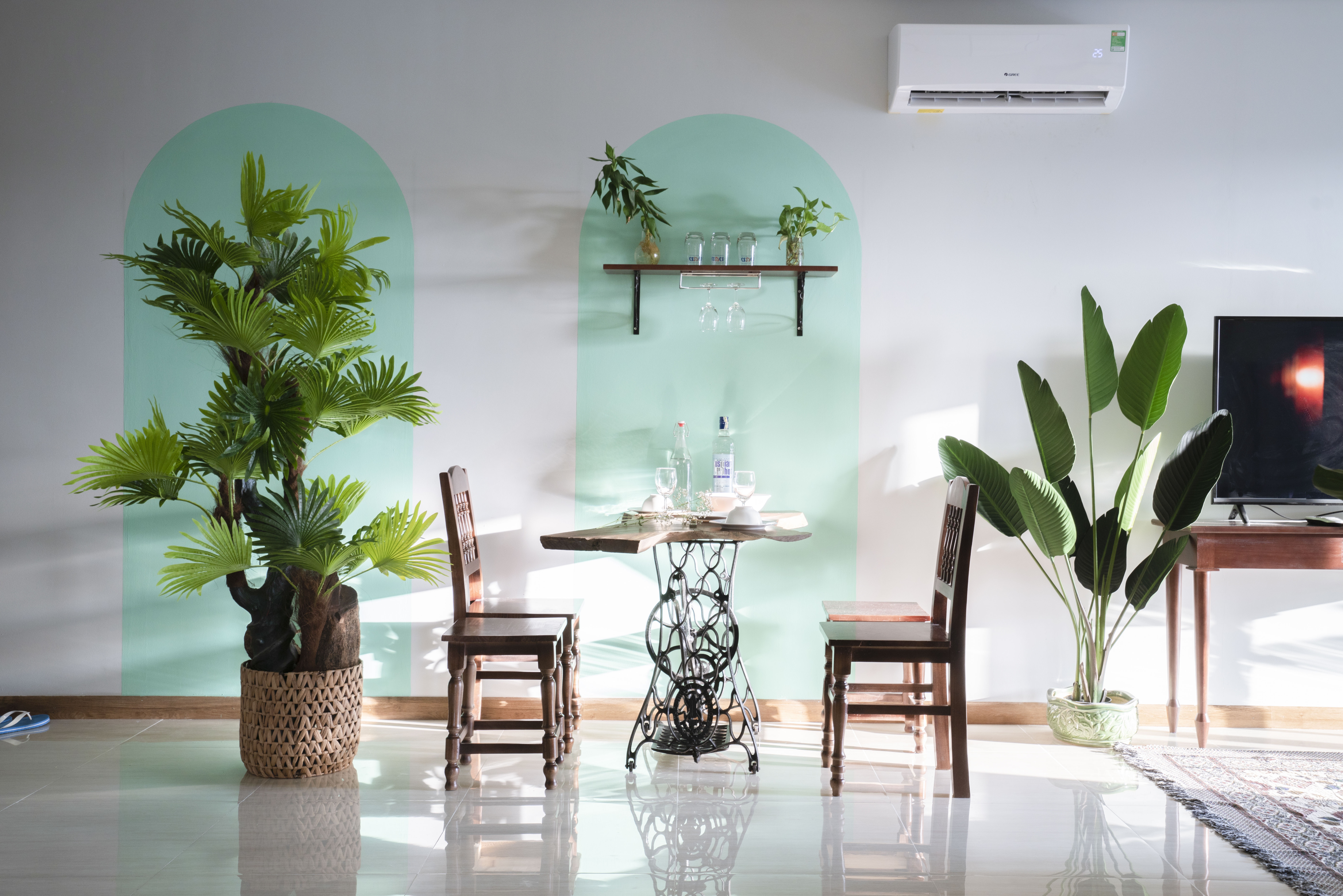 can ho phong cach rustic, anh 1