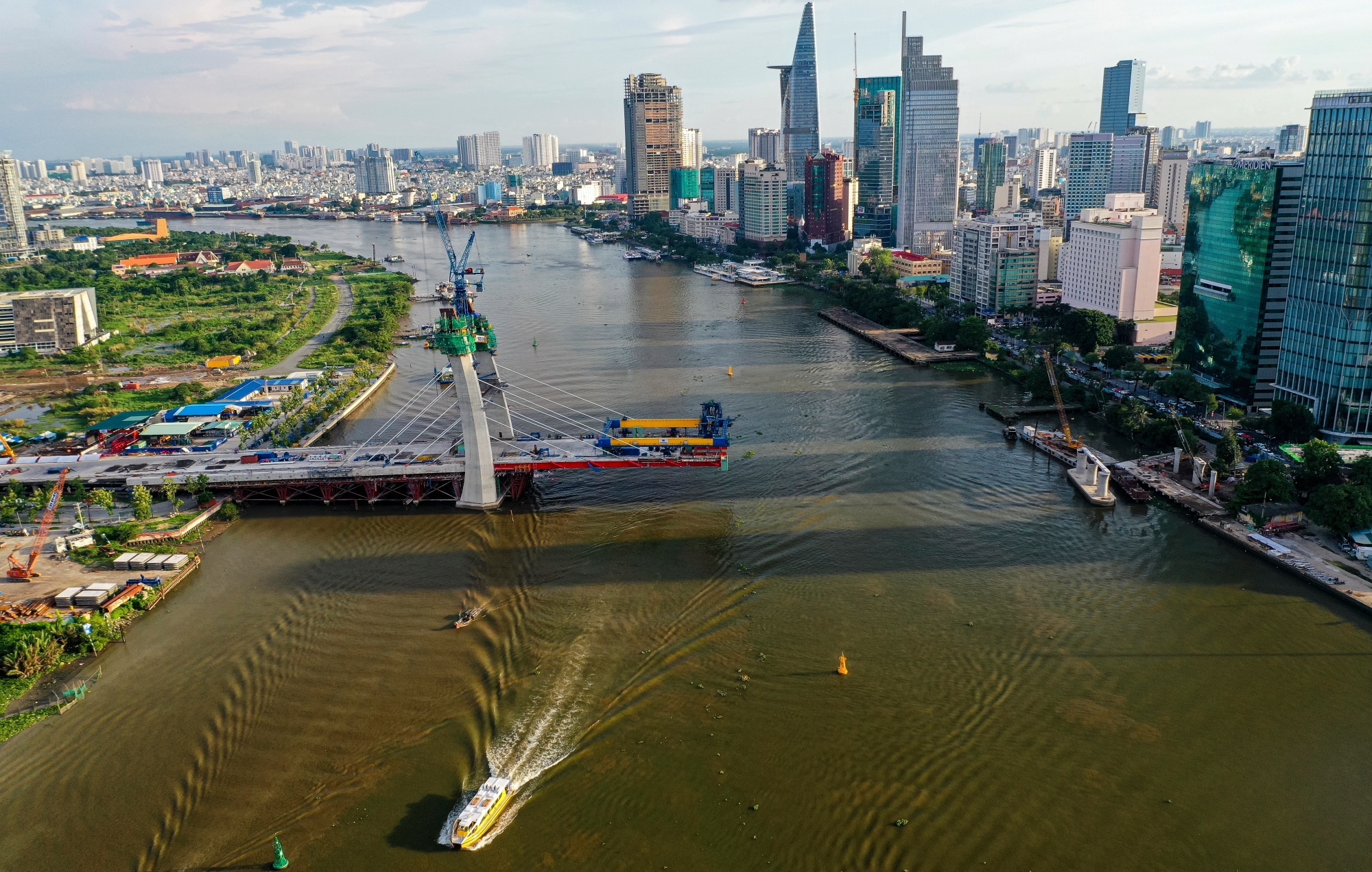 Gia han thoi gian hoan thanh cau Thu Thiem 2 den thang 9/2021 hinh anh