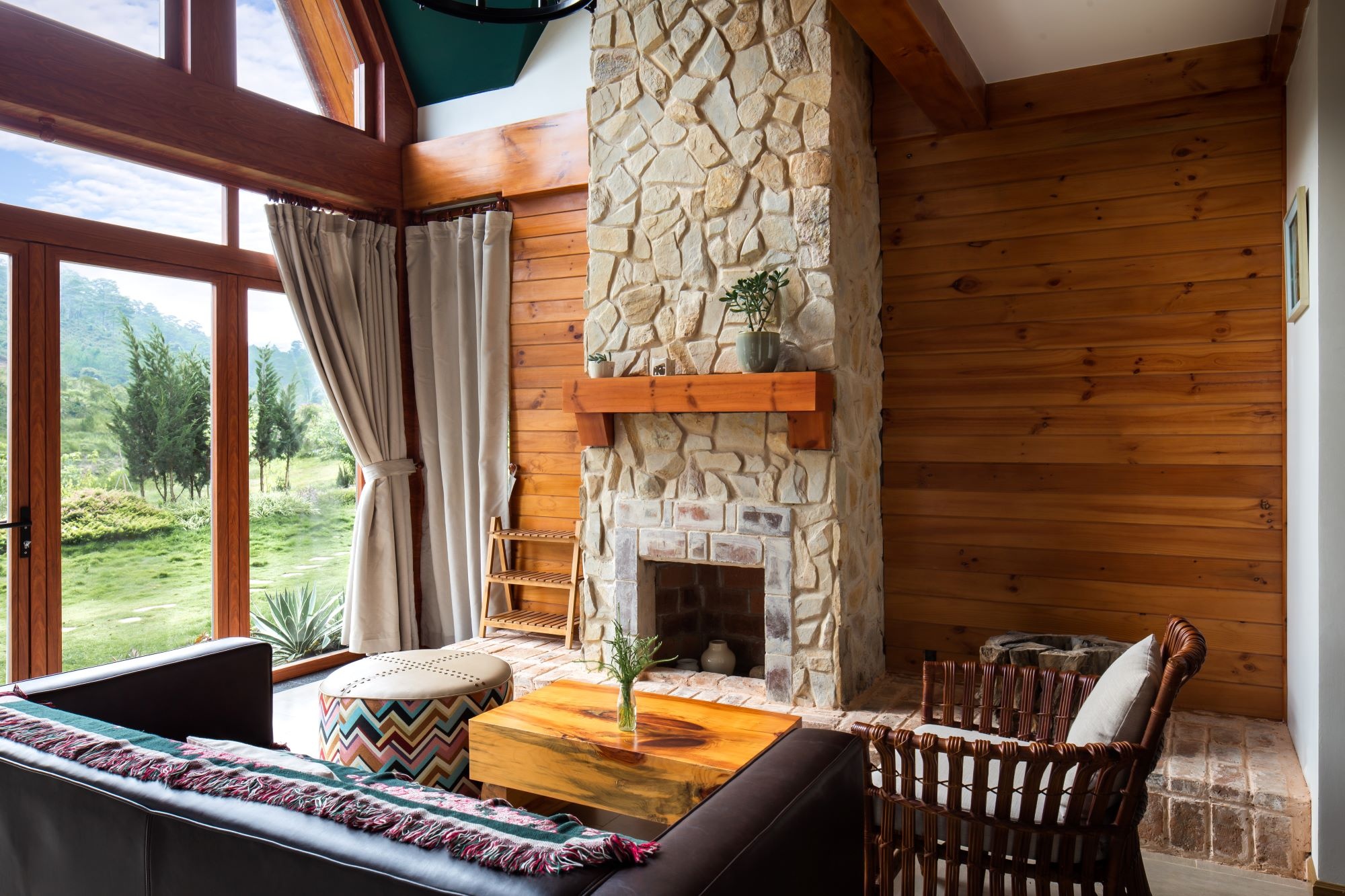 biet thu go phong cach chau Au anh 2