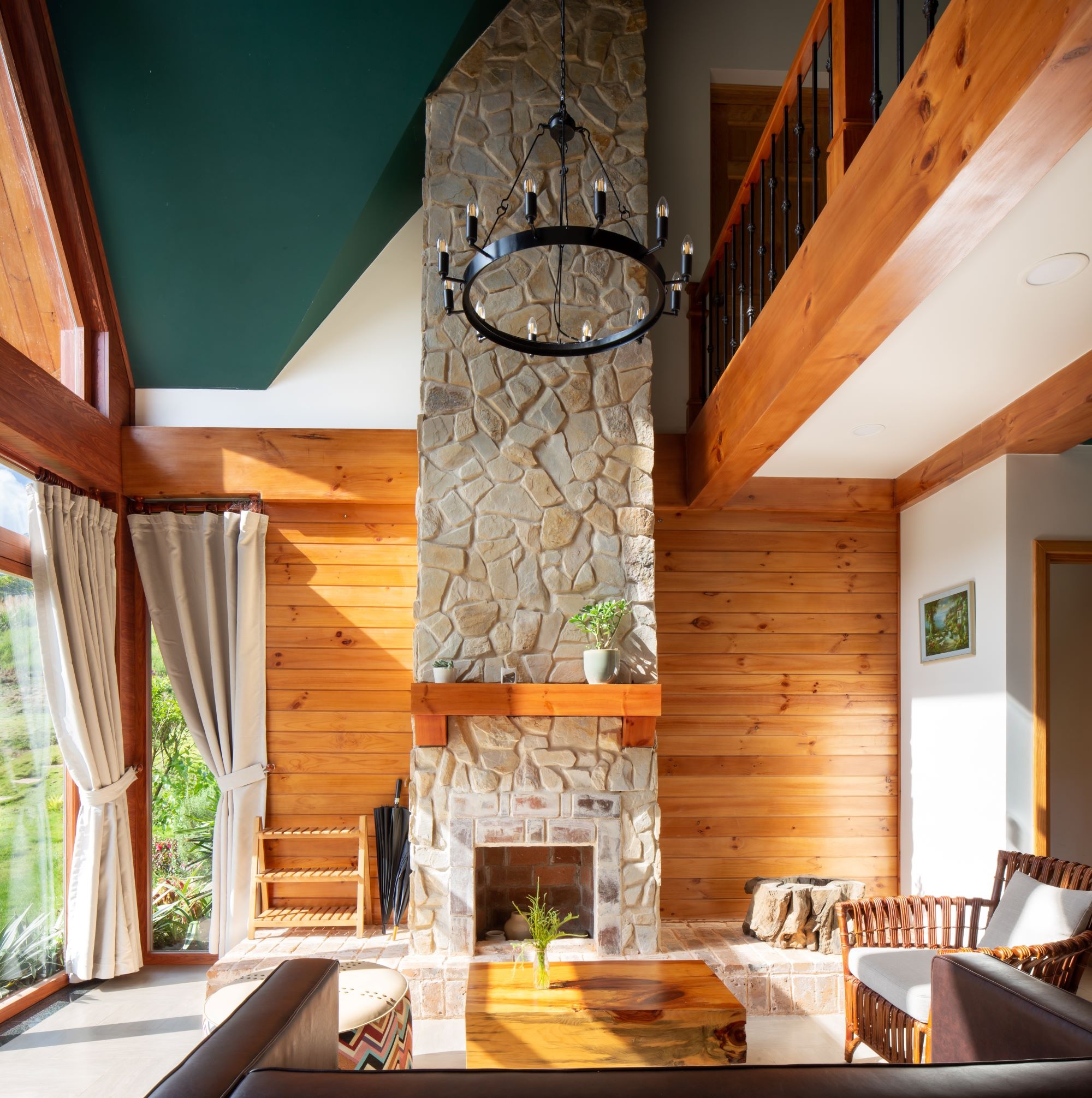 biet thu go phong cach chau Au anh 6