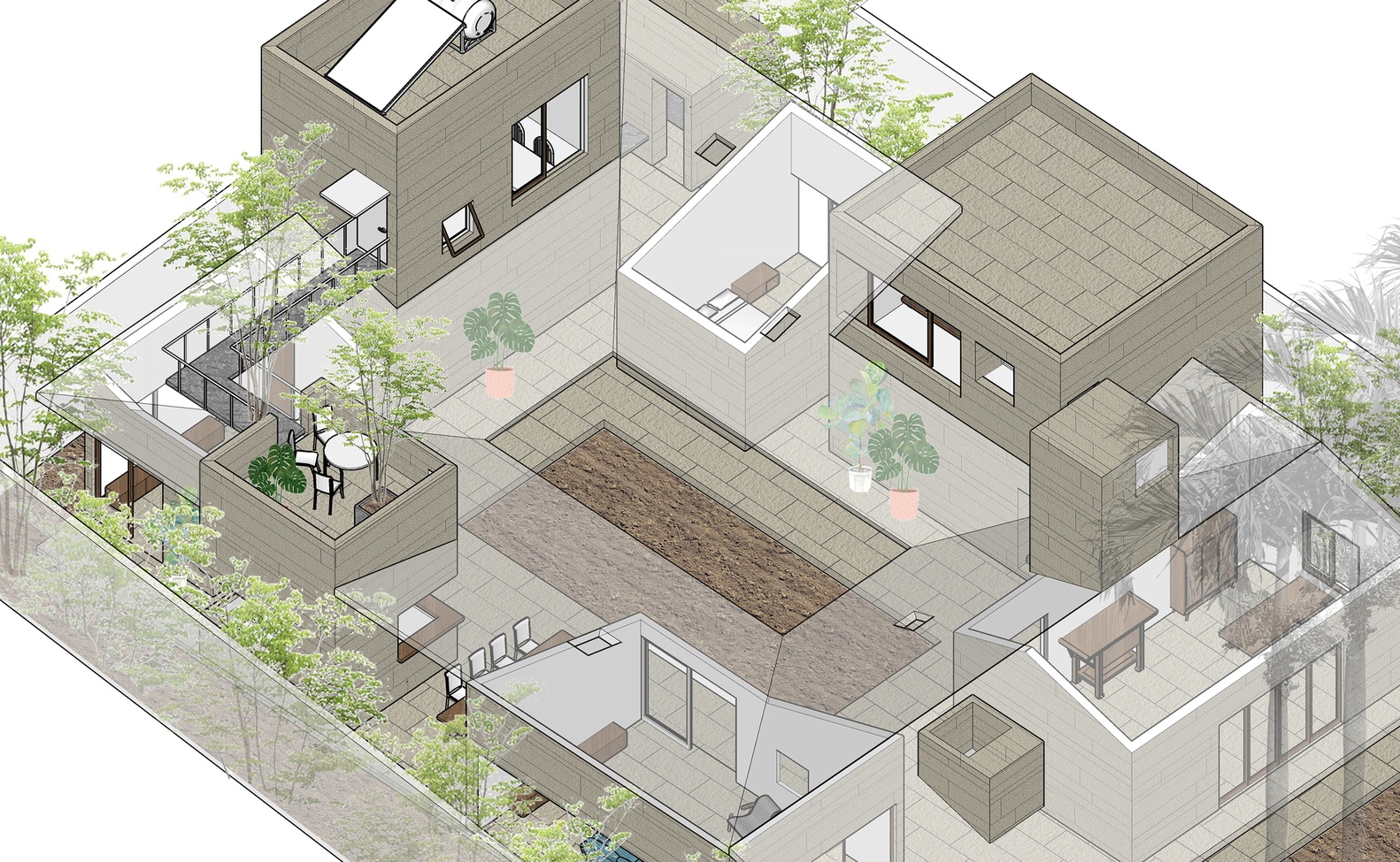 nha san vuon nhieu cay xanh TP.HCM anh 12