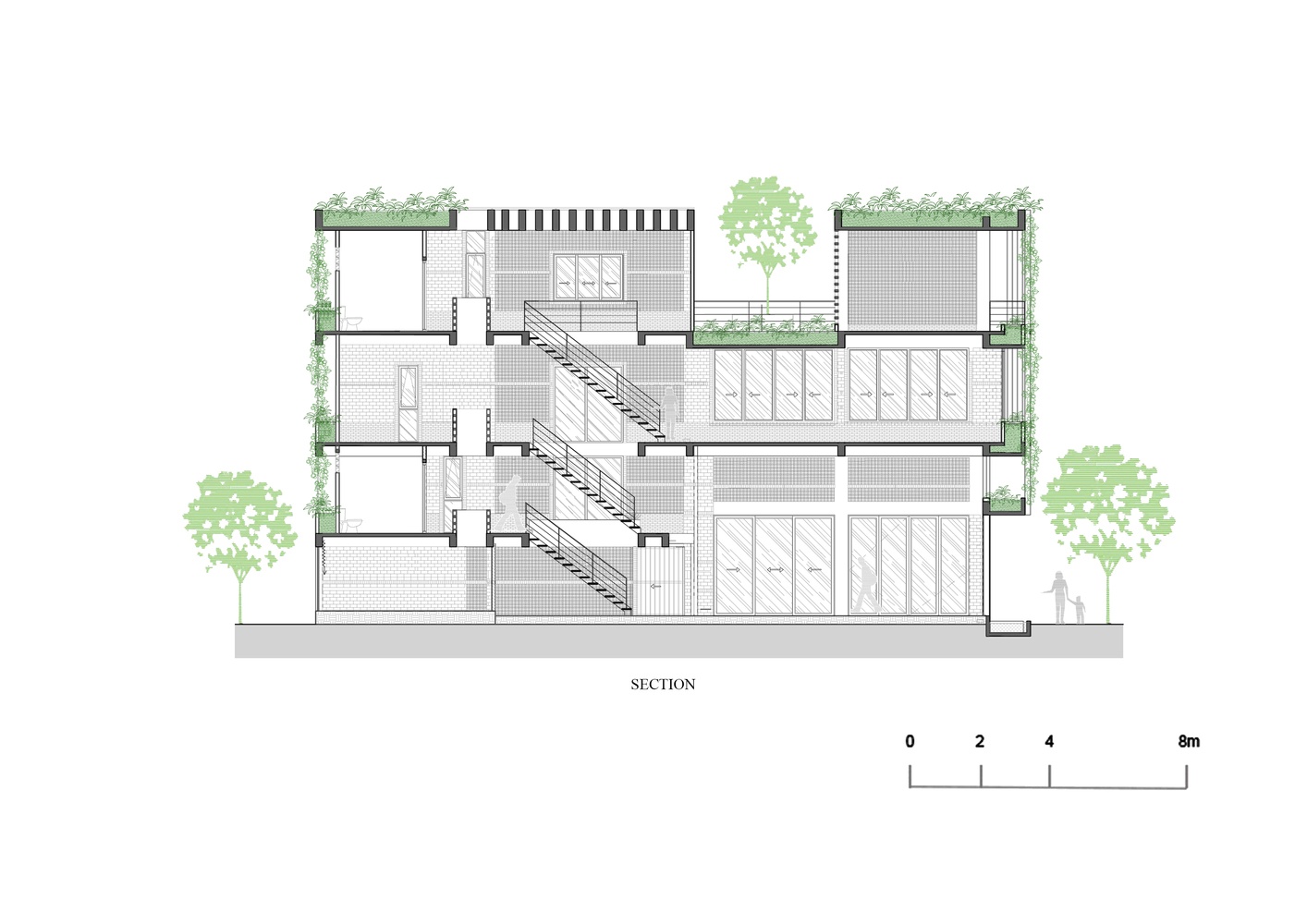 toa nha van phong nhieu cay xanh thien nhien anh 13