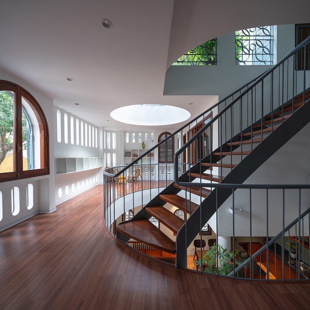 Ngoi nha duoc thiet ke nhu thu vien nho anh 2