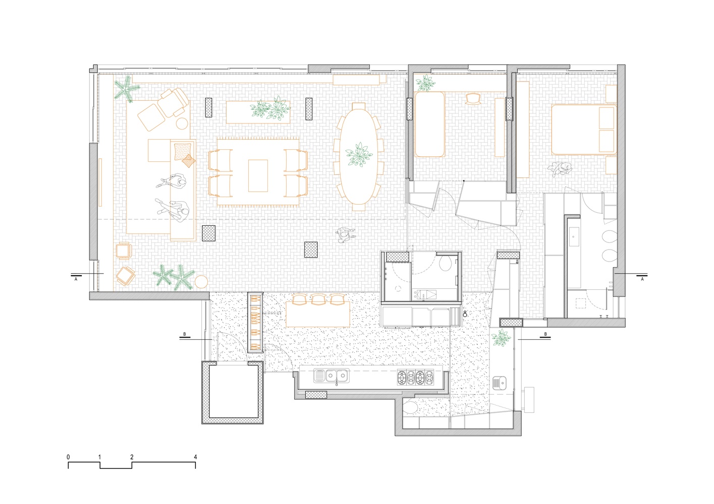 'Tai sinh' can ho 150 m2 anh 14