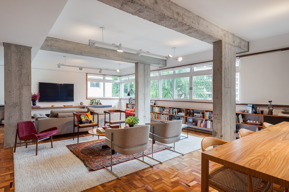 Cai tao can ho 150 m2 gan 40 nam tuoi o Brazil hinh anh