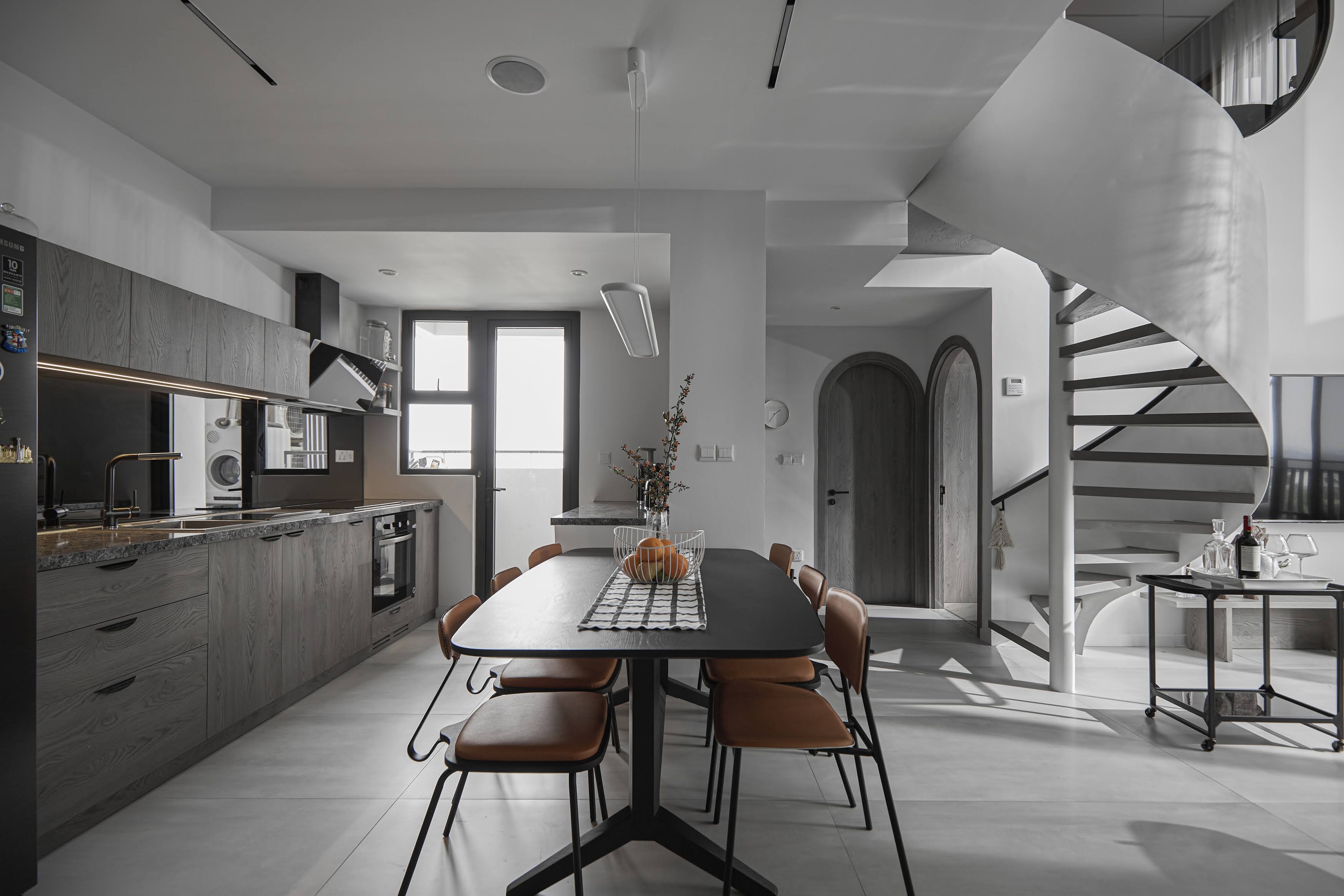 thiet ke can ho duplex sang trong anh 3