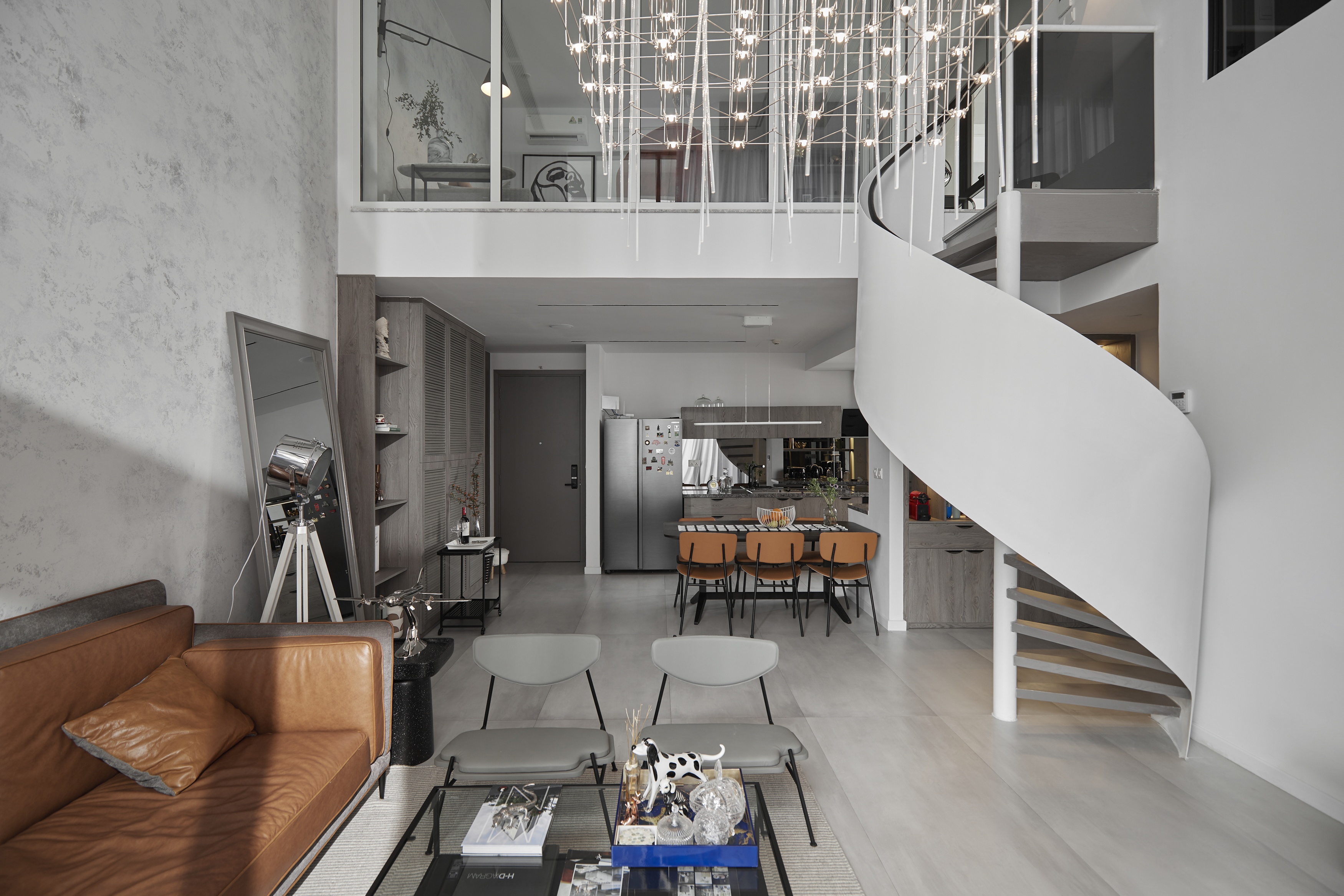 thiet ke can ho duplex sang trong anh 4