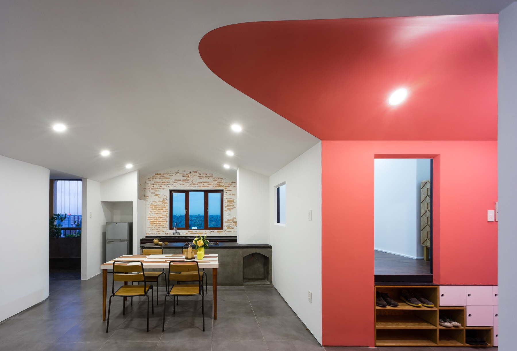 thiet ke can ho 2 phong ngu tre trung anh 4