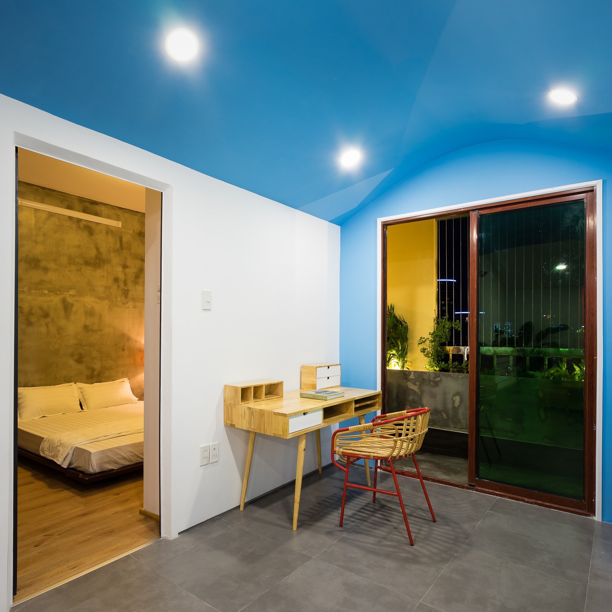 thiet ke can ho 2 phong ngu tre trung anh 8