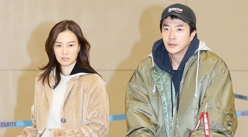 Kwon Sang Woo va vo hoa hau hiem hoi xuat hien cung con gai o san bay hinh anh