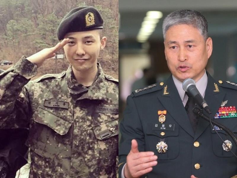 G-Dragon nhan biet dai trong quan doi anh 1