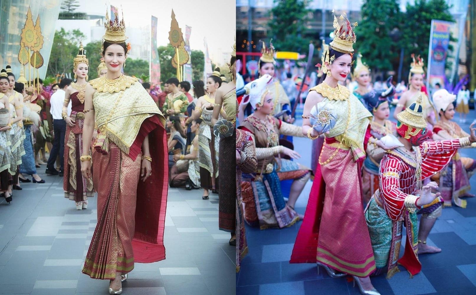 Sao Thai Lan trong Le hoi Songkran anh 7