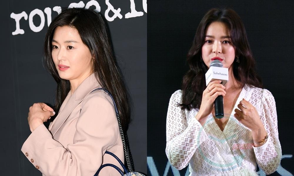 Jun Ji Hyun va Song Hye Kyo anh 2