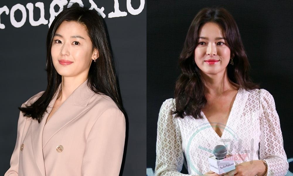 Jun Ji Hyun va Song Hye Kyo anh 1