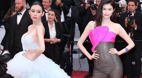 He Mong Dao goi cam, Ha Tue mac lo tren tham do Cannes 2019 hinh anh