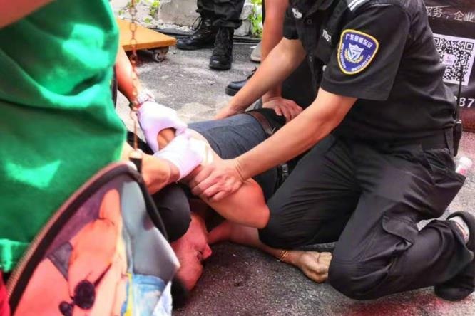 Ga con do dam tai tu Nham Dat Hoa co dau hieu tam than hinh anh