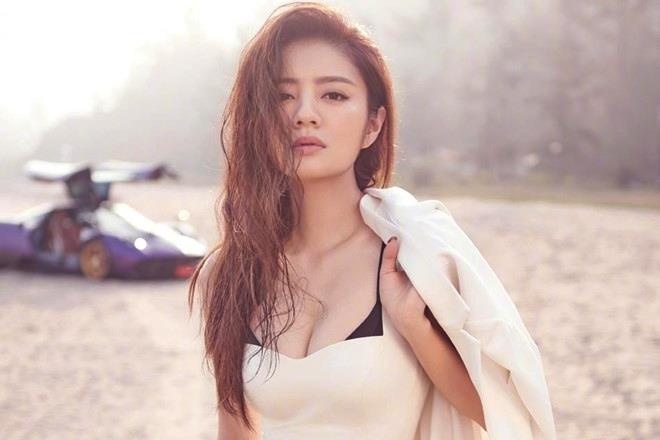 Nguoi dep showbiz Trung Quoc som lay lai dang thon tha sau sinh hinh anh