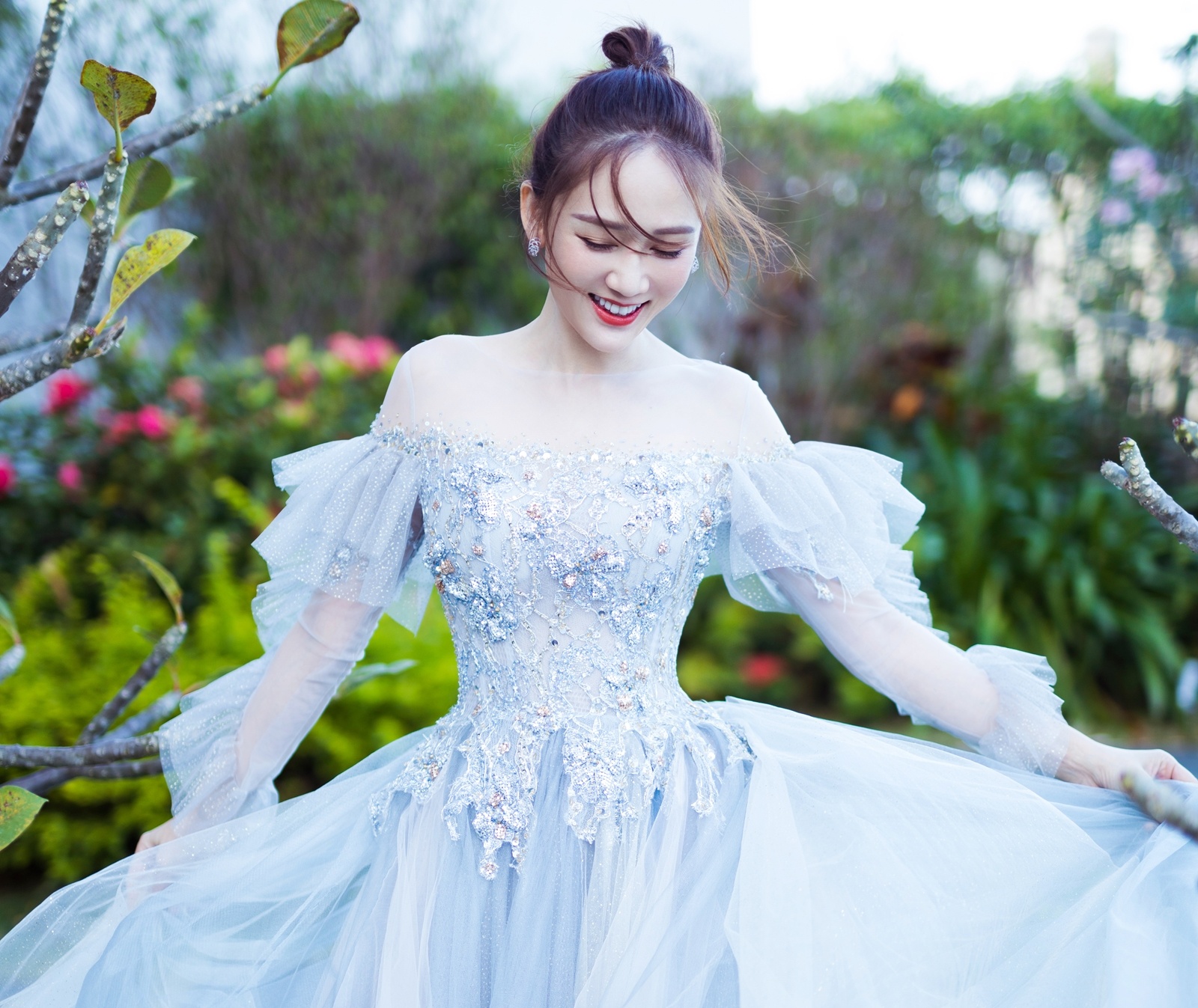 Tran Kieu An cong khai ban trai anh 3