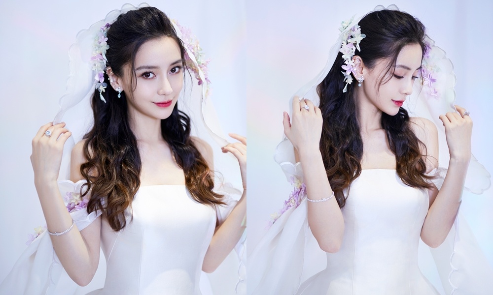 Angelababy hoa than thanh nu than mua xuan hinh anh