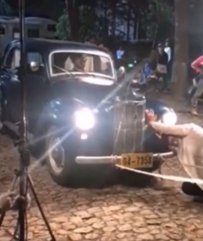 Hau truong canh lai xe trong phim Trung Quoc hinh anh