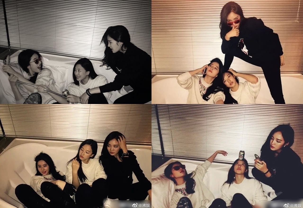 Luu Diec Phi quay cung ban be anh 1