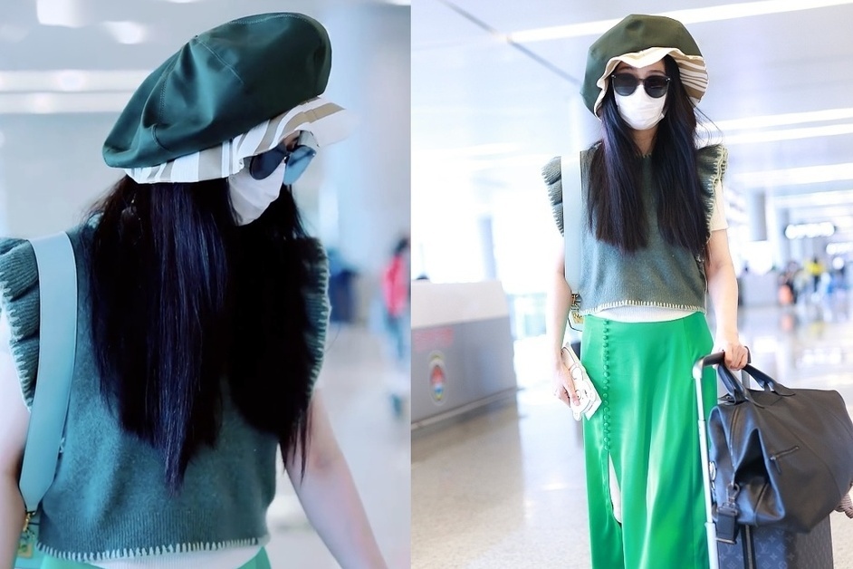 Pham Bang Bang mac kho hieu ra san bay hinh anh