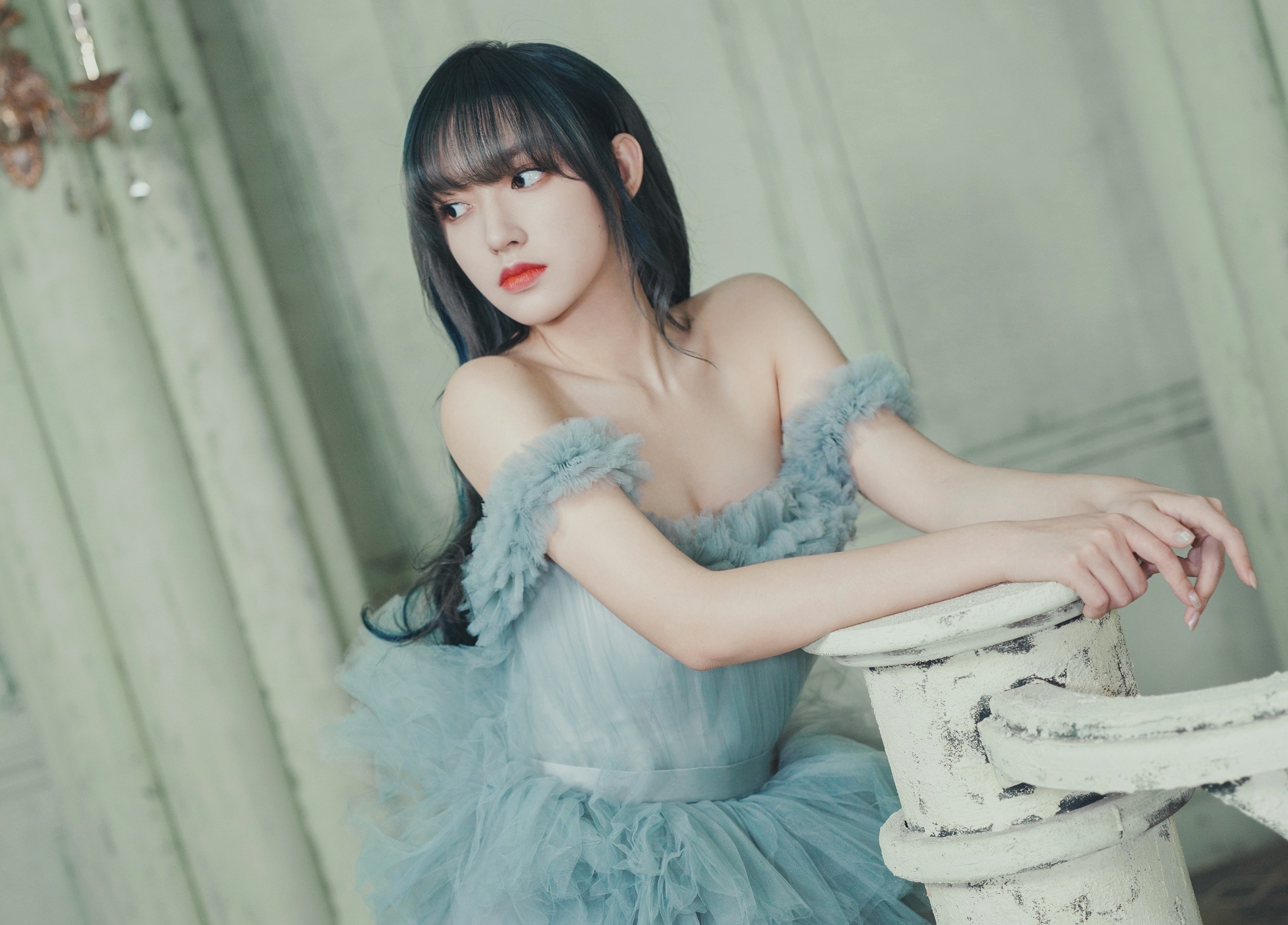 Khi em mim cuoi rat dep Trinh Tieu anh 5