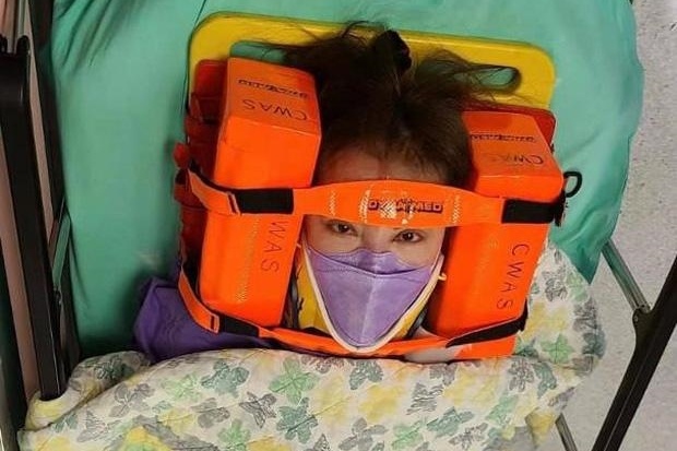 Dien vien 'Thien nu u hon' bi tai nan hinh anh