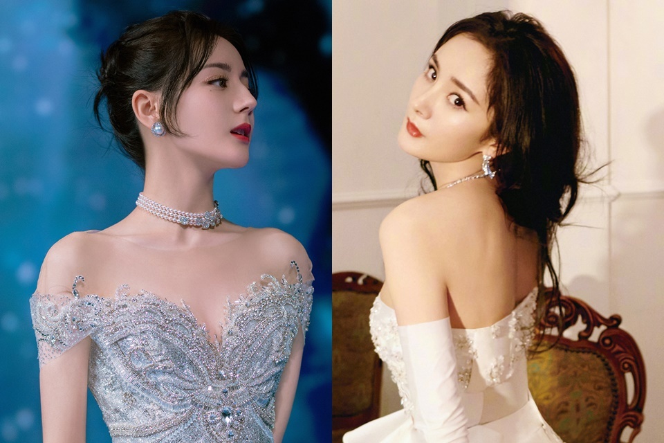 Dich Le Nhiet Ba goi cam khi dien vay cua NTK Viet hinh anh