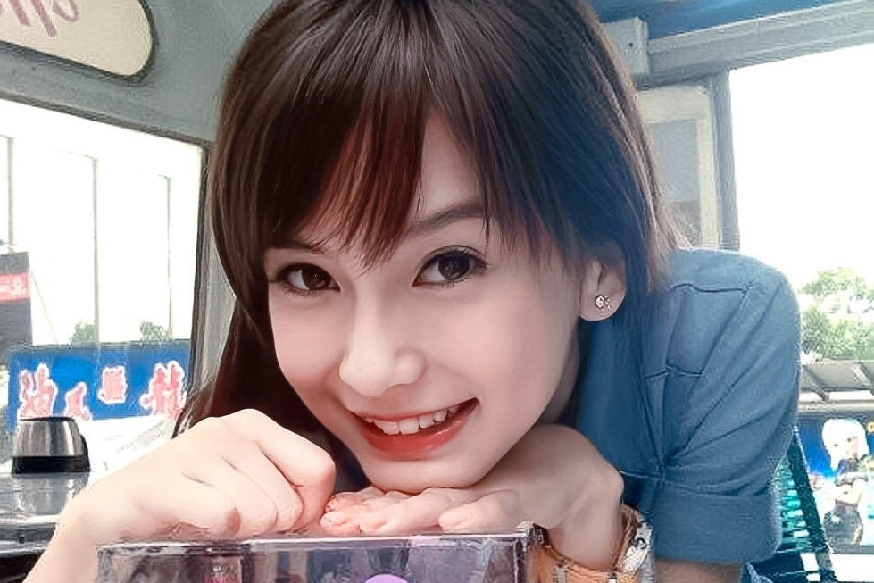 Angelababy thuo moi vao nghe hinh anh