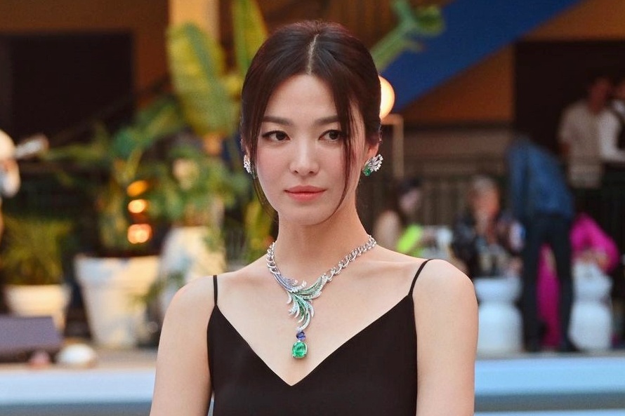 Song Hye Kyo o show thoi trang hinh anh